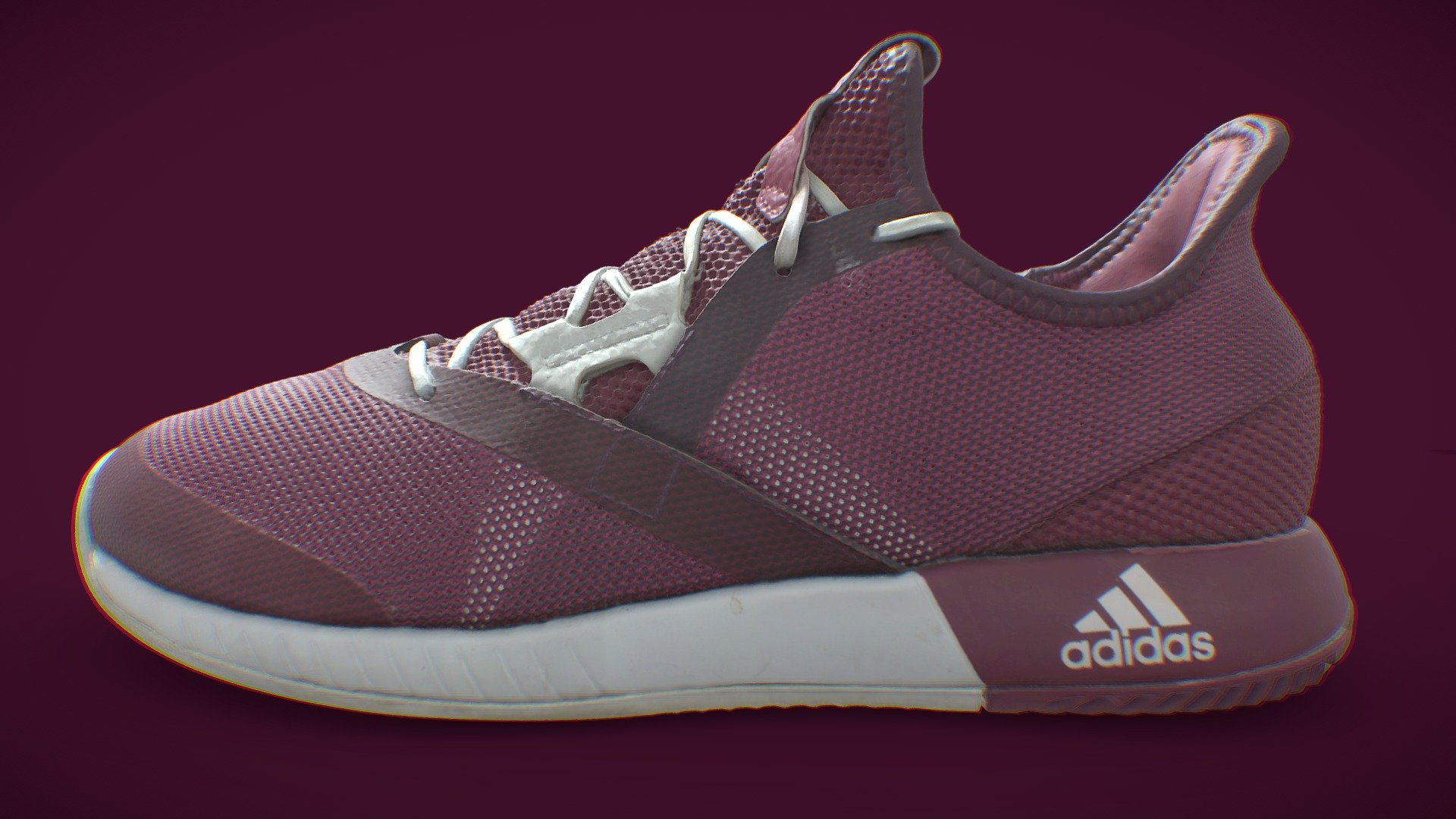 Red Adidas Track Shoe