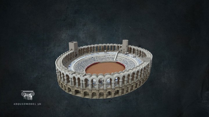 Amphitheatre Arles | 3D Printable