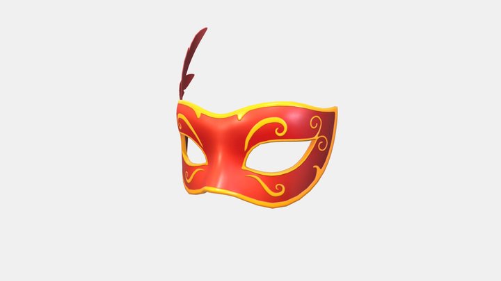 Carnival Mask 3D Model