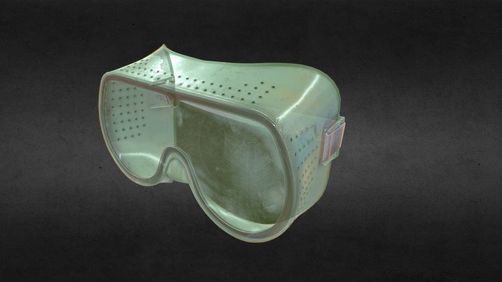 Eye protection glasses 3D Model