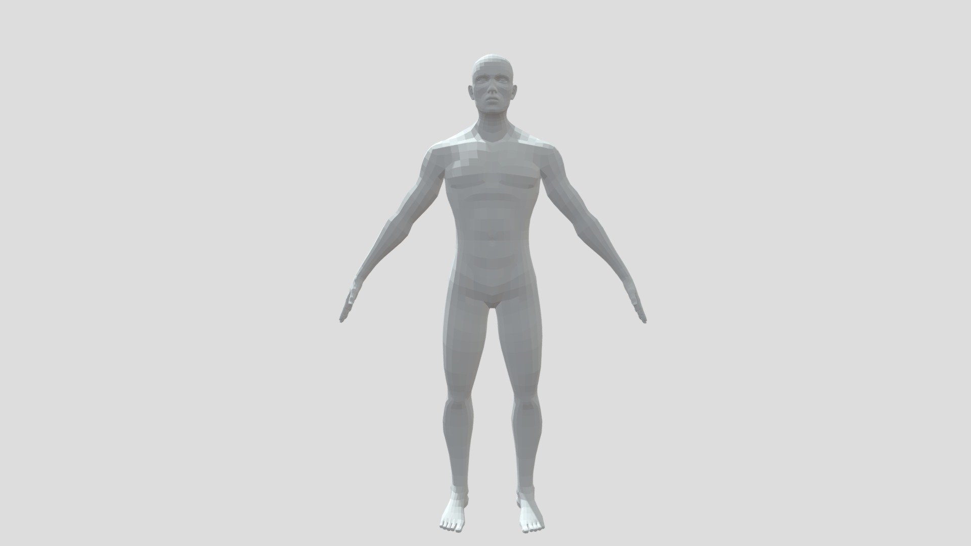 Male base mesh - Download Free 3D model by AK_Krause (@AK_anna ...