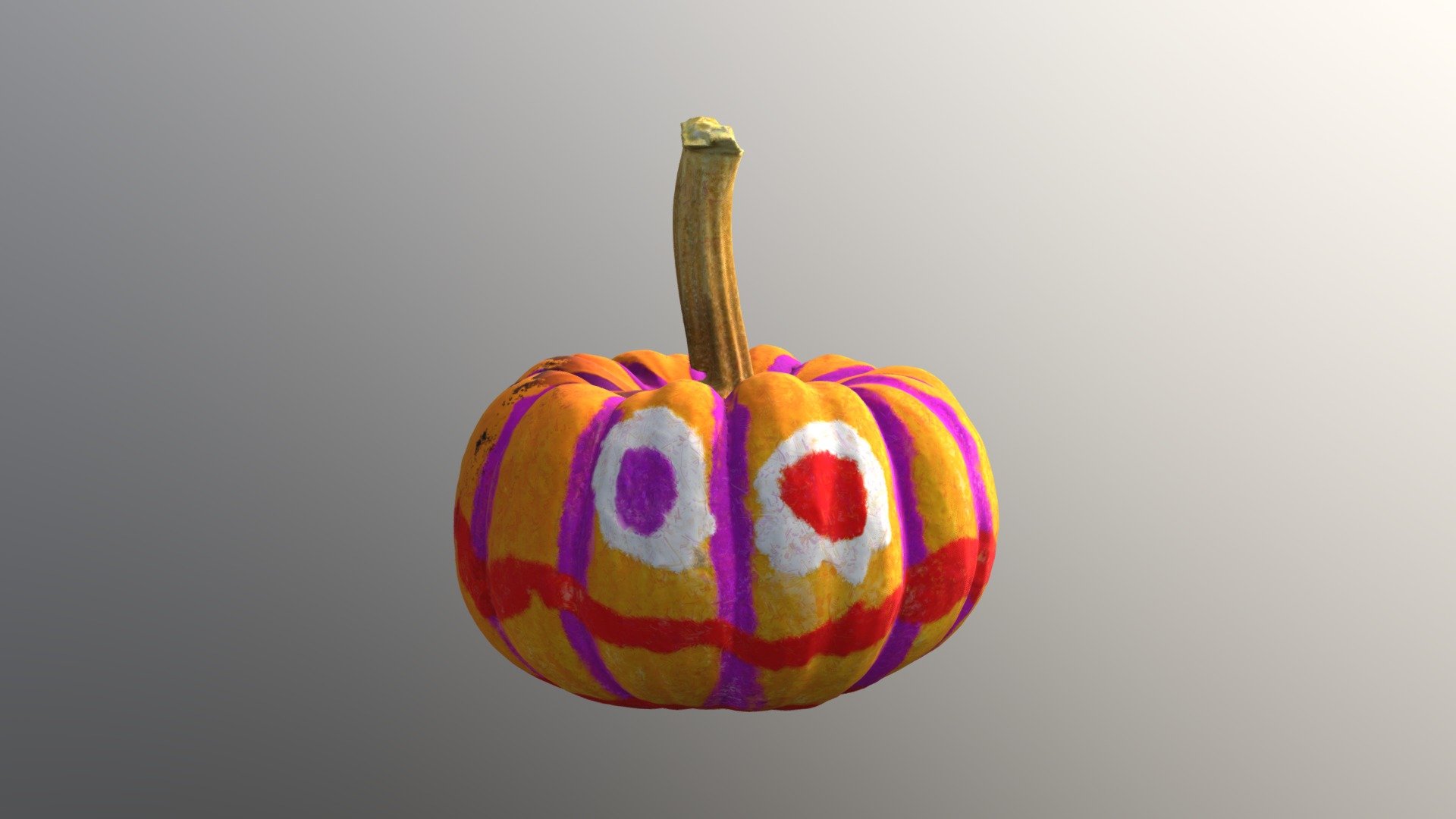 Painted Pumpkin (VCU_3D_4028)