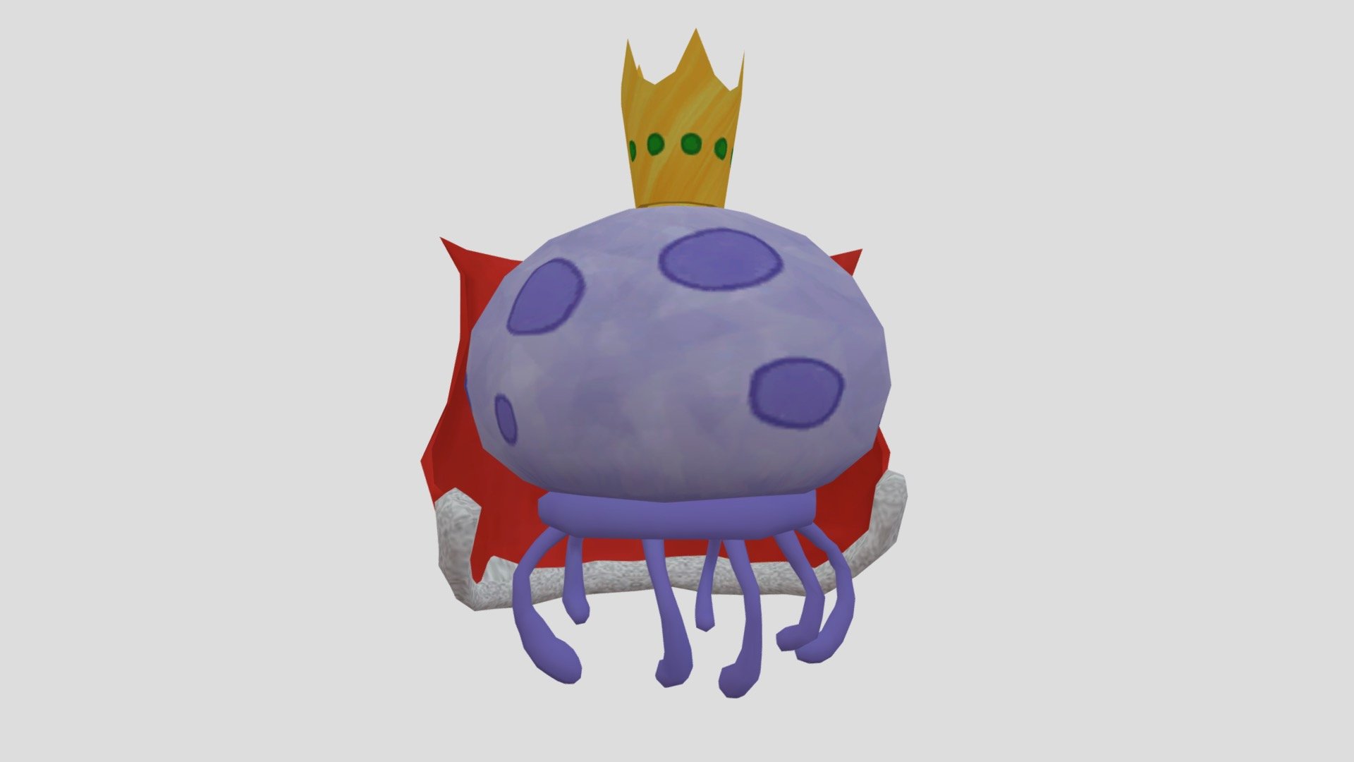 King Jellyfish BFBB Animation - Download Free 3D model by SMF Features ...
