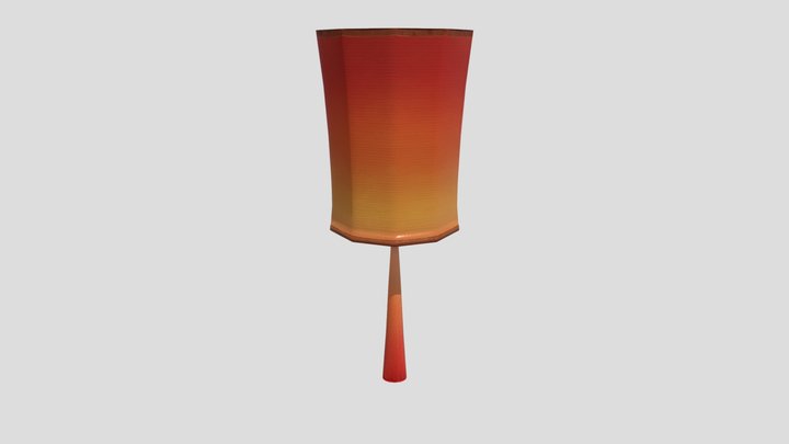 孔明灯 3D Model