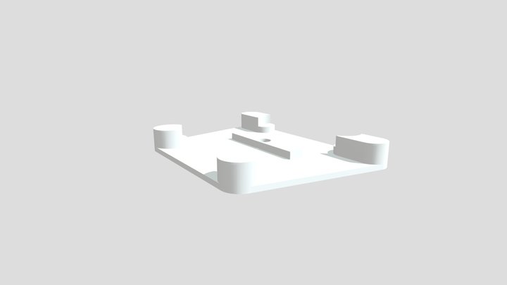 HoverGames GPS Mount 3D Model