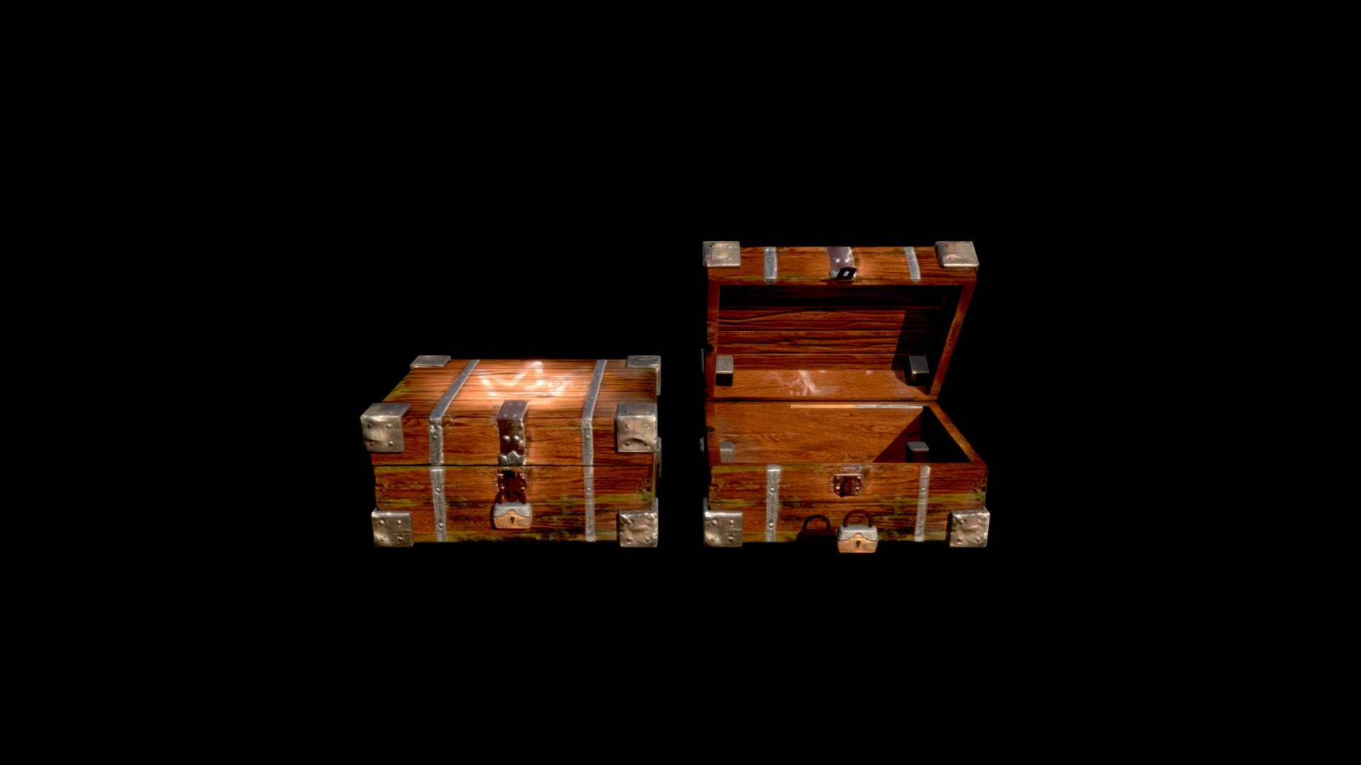 3D Treasure Chest - Download Free 3D model by pearchicken [0ba8710 ...