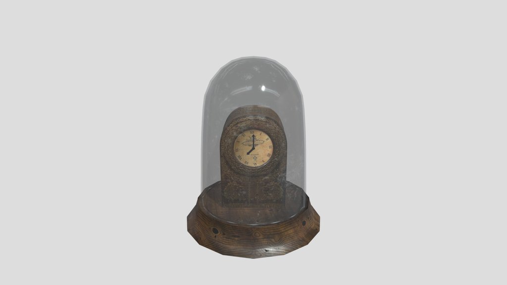 Glass Dome Clock
