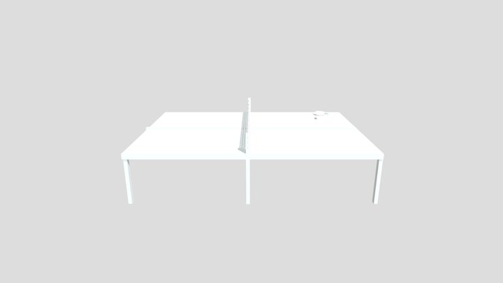 Ping pong table 3D Model