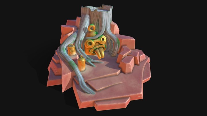 Topec Ruins 3D Model