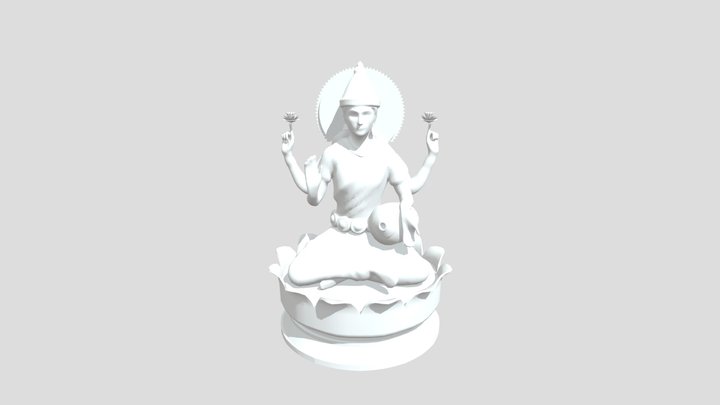 Lakshmi-Statue 3D Model