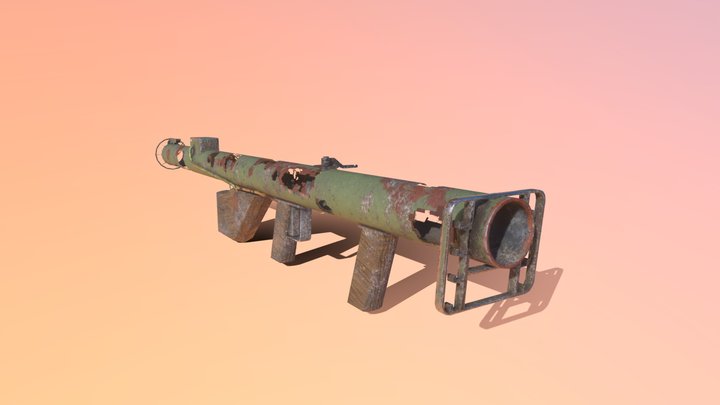 Bazooka M1 3D Model
