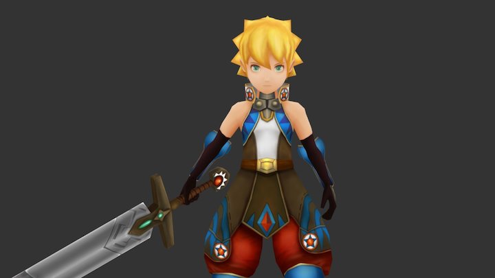 Warriror 3D Model