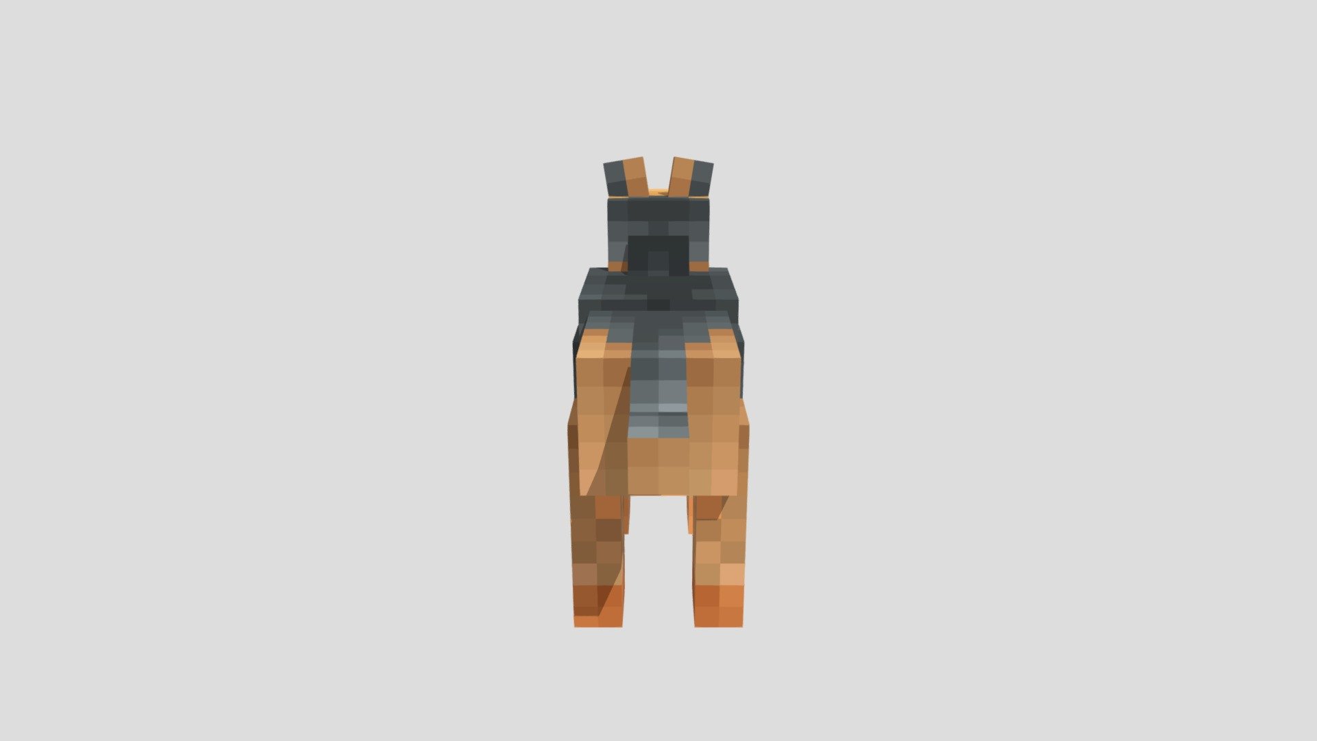 german_sherpherd_-_minecraft 2 - 3D model by Toestergen (@Jokerman ...