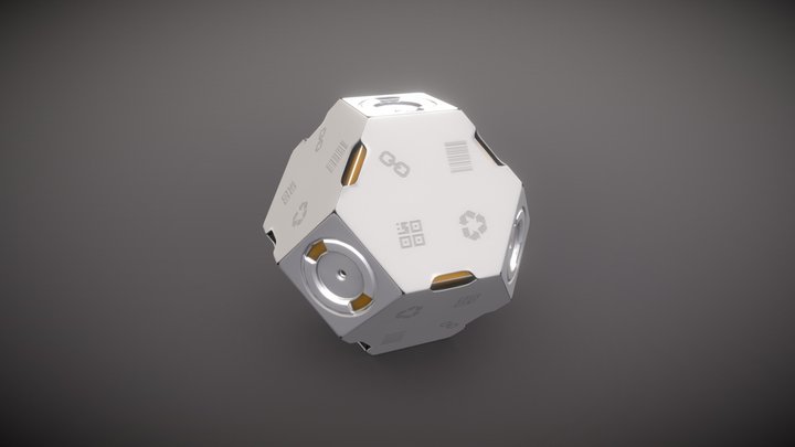 Space Crate 3D Model