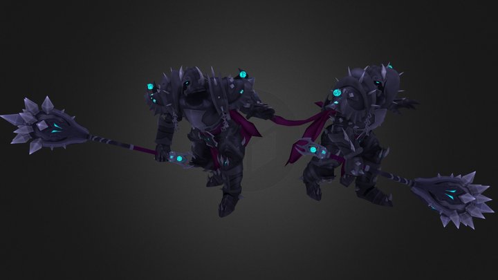 STL file Pentakill Mordekaiser 3D Model 🎲・Template to download