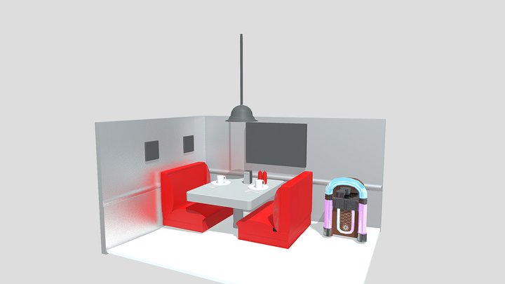 Scott Diorama 3D Model
