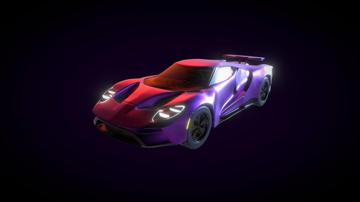 Ford Gt 2017 3D Model