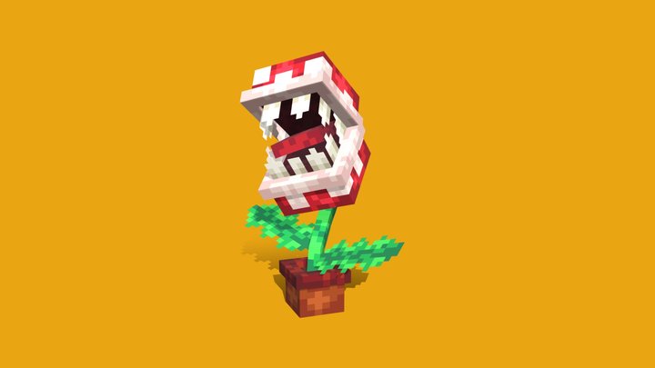 Piranha Plant 3D Model