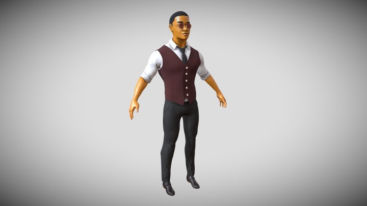 Detective Cole Taylor 3D Model