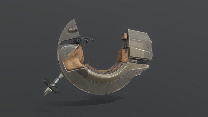 Darth Maul Sith Speeder 3D Model