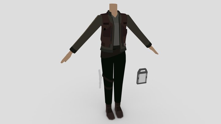 Jyn Erso (Unfinished) 3D Model