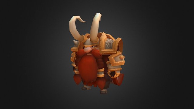 Dwarf Animation Test 3D Model
