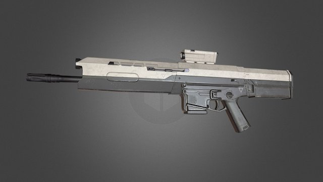 Oblivion Rifle 3D Model