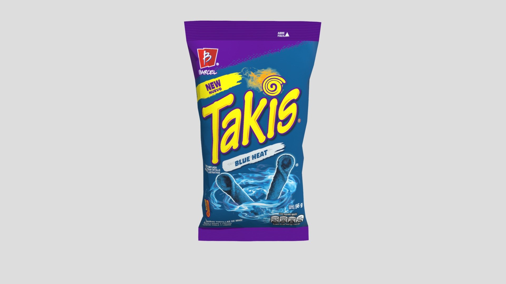 TAKIS BLUE HEAT 56G - 3D model by xiumtz [0baf40e] - Sketchfab