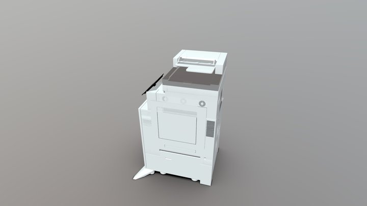 HP_LasreJet_E800 3D Model
