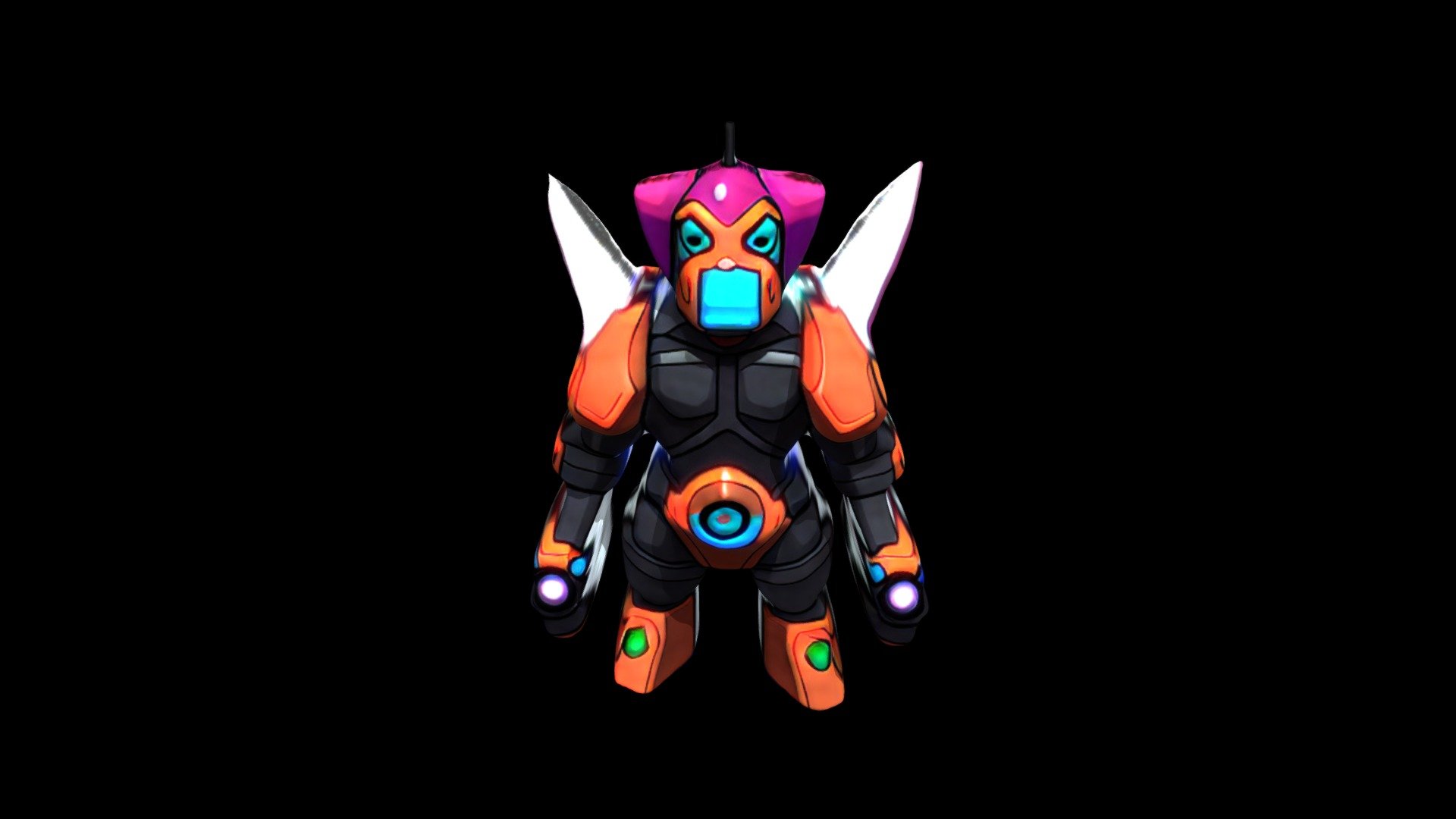 Helmet Mask Robot Cartoon 2021 - Download Free 3D model by klrxyz ...