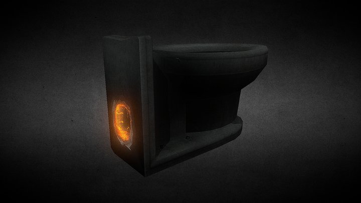 Freeman Toilet scientist 3D Model