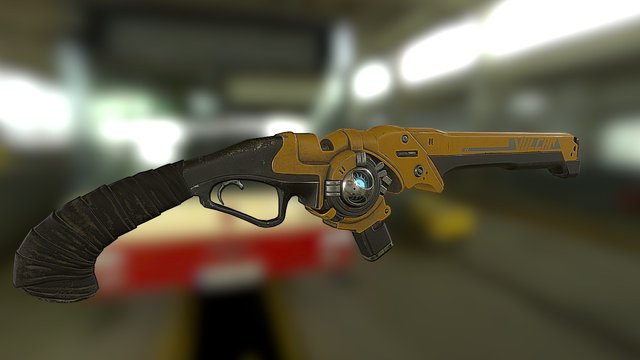 Vulcan SR88 Slug Thrower 3D Model