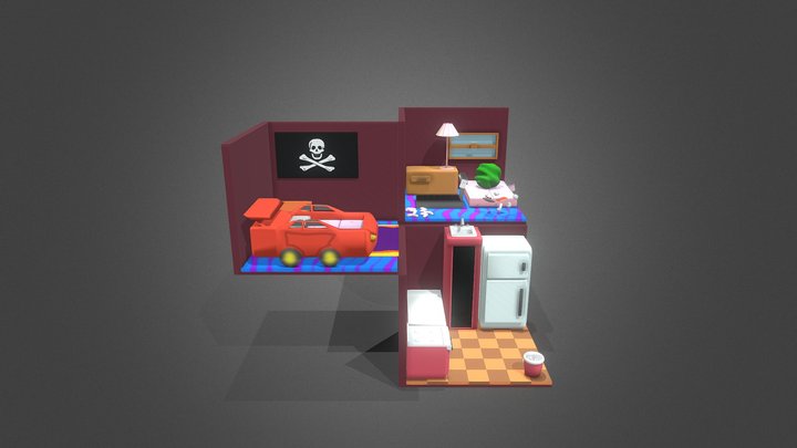 Casa De Sans Y Papyrus 3D Model