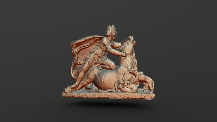 Mithras and the bull – Modello 3D gratuito STL