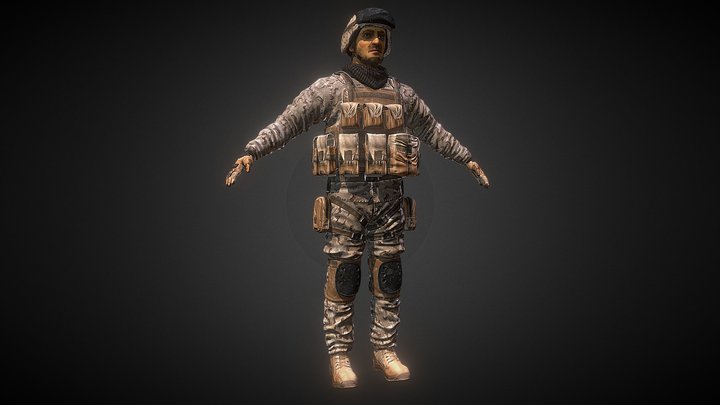 Modern Tactical Uniform - A 3D model collection by awgkumuizz - Sketchfab