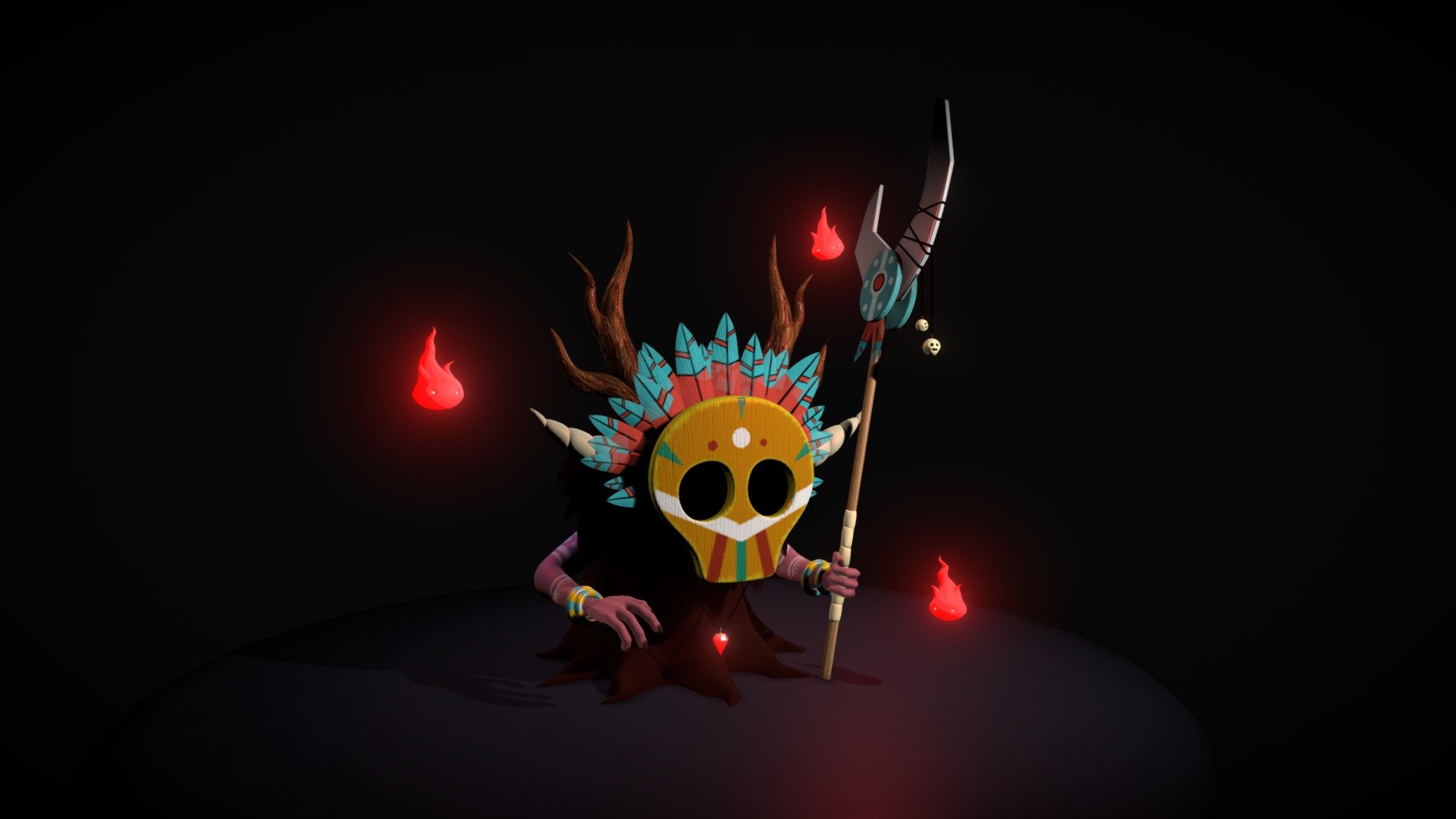 Mysterious shaman