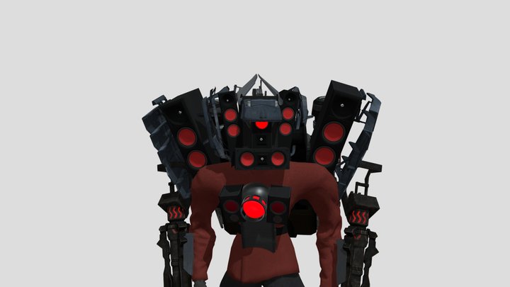 Titan speakerman upgraded 3D Model