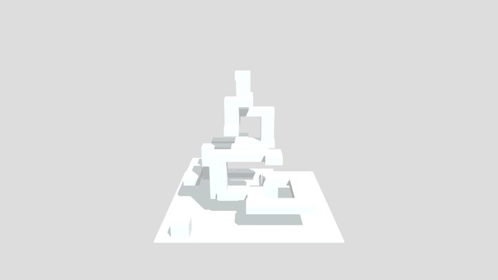 Estructura tipo Minecraft – modelo 3D creativo