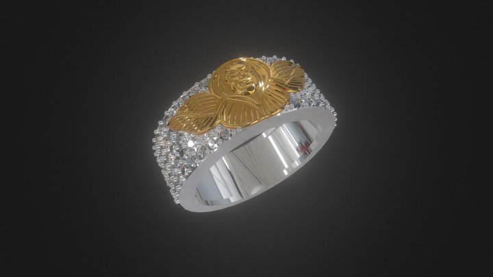 Angel Wings Ring- 3D Model