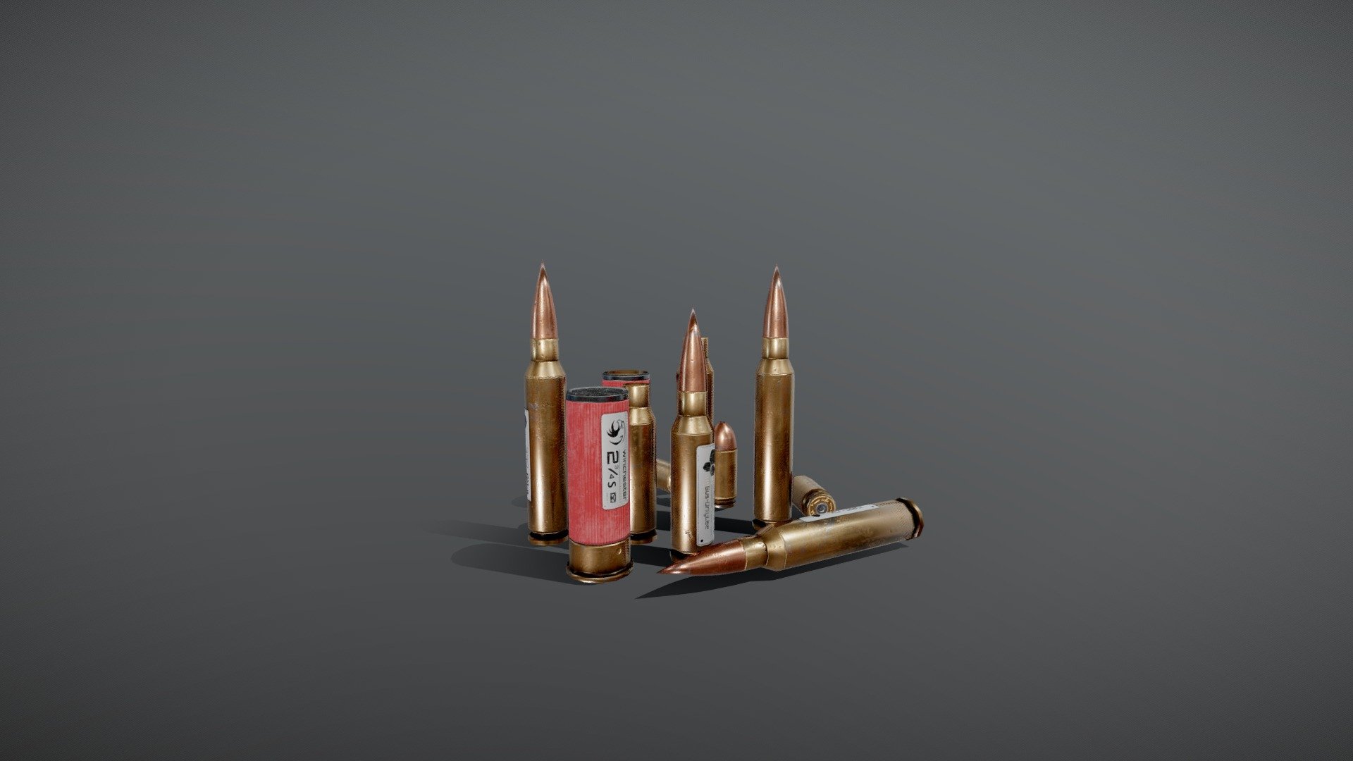 Bullets&Shells - 3D model by SevenStrike Media Co.ltd (@sevenstrike ...
