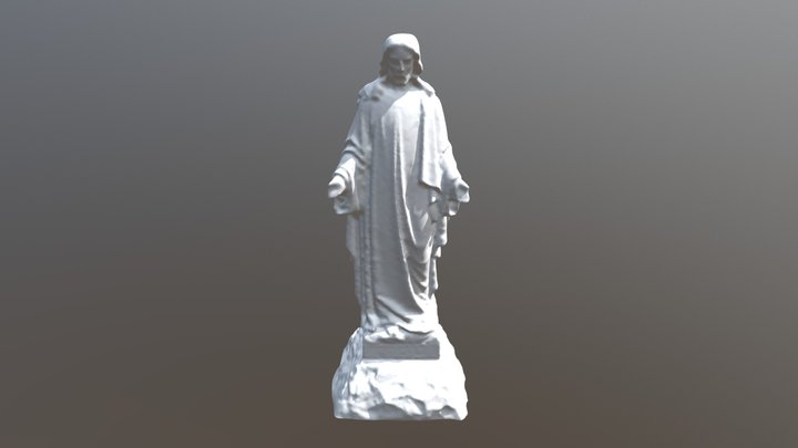 abby Jesus Sculpture 3 3D Model