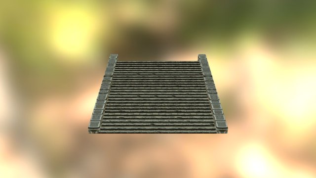 Aporia: Modular Temple Stairs 3D Model