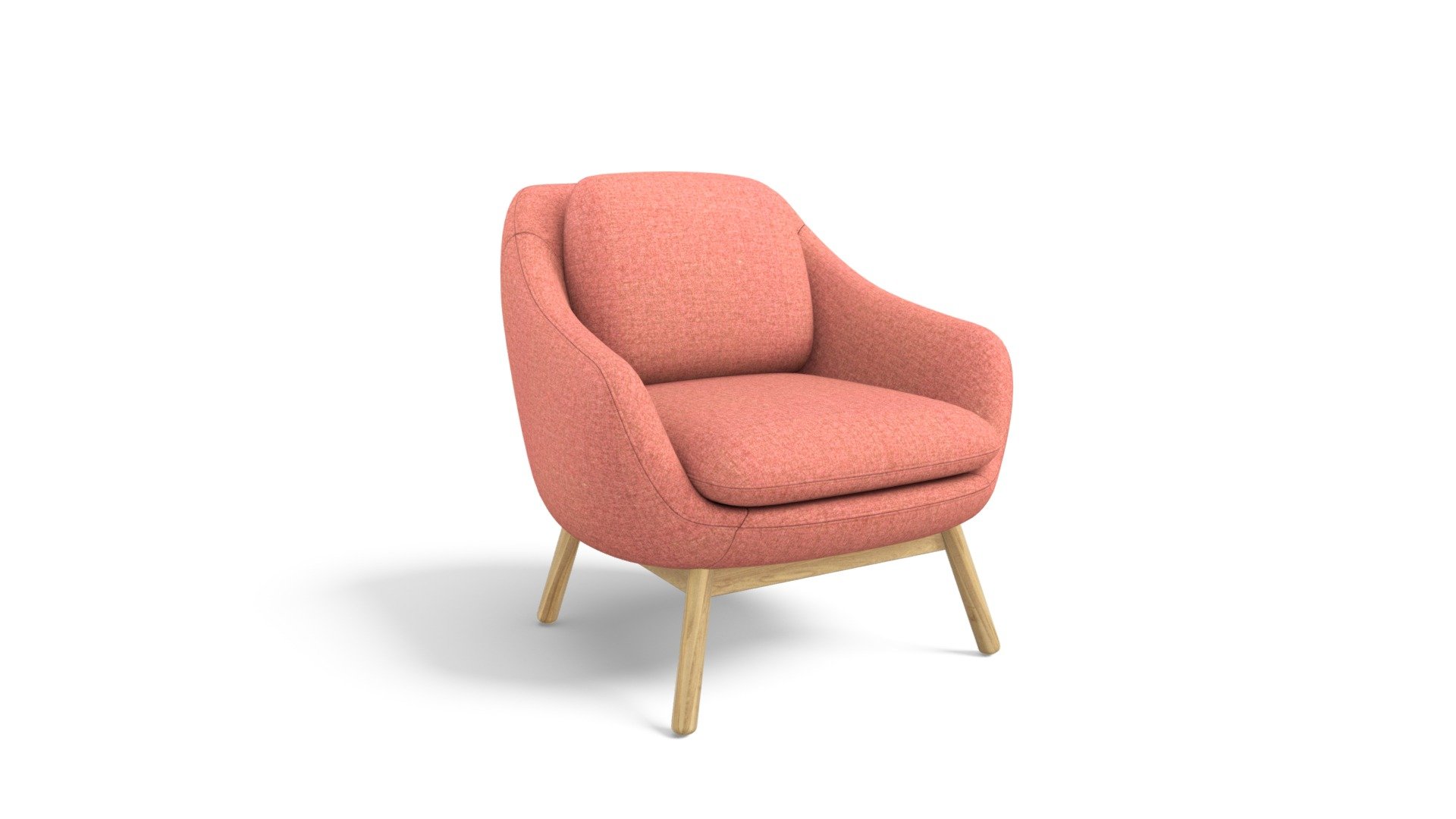Oslo Accent Chair, Dusk Pink