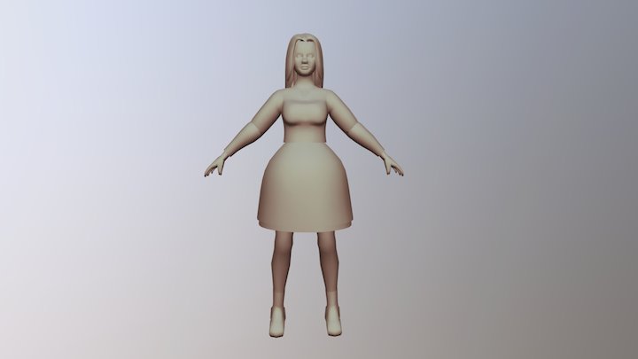 Character Model Zip 3D Model