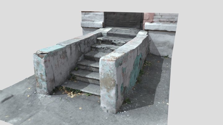 Ruined staircase #2 3D Model