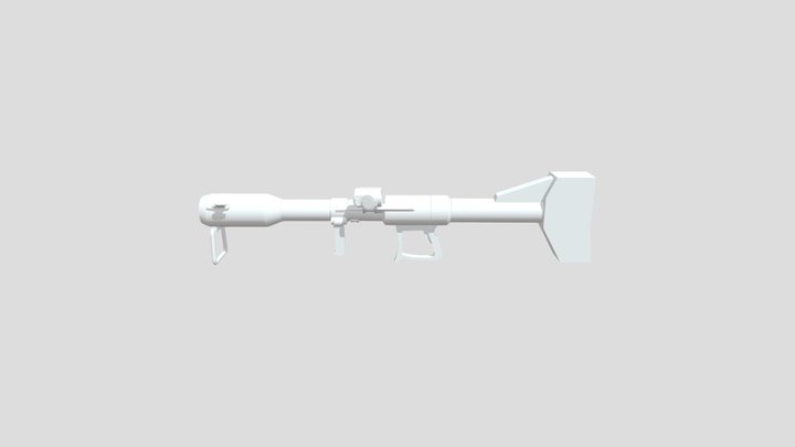 Zaku 360mm Bazooka Bloking 3D Model