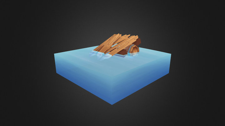 Hand Painted Ramp 3 3D Model