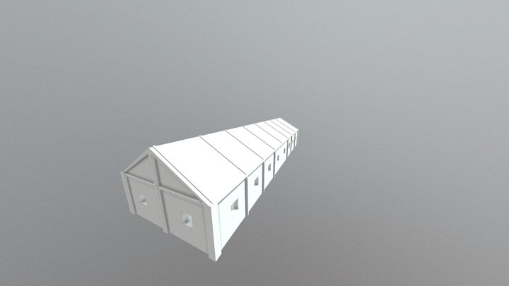 Rorke's Drift Storehouse 3D Model