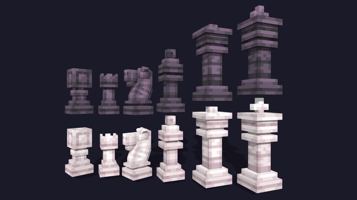 Chessmens Pack 3D Model