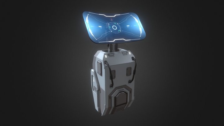 Sci fi panel 3D Model